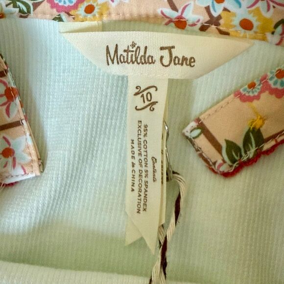 Matilda Jane Bloom Cotton Tank Top - Big Kids US 10 - Picture 7 of 10